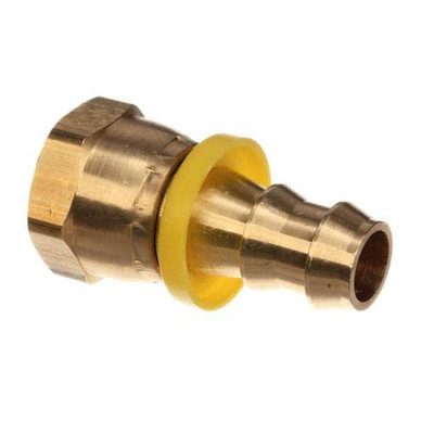 JACKSON FITTING, 1/2 PUSHLOK FEMALE BRASS