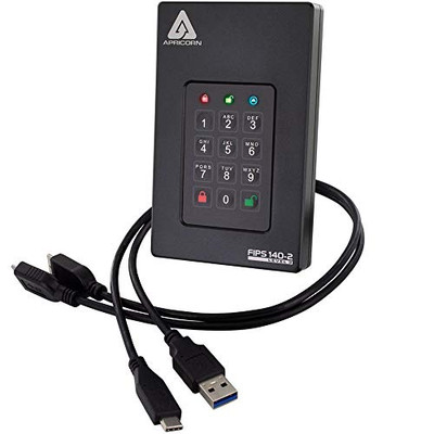 APRICORN, INC. AFL3- 2TB FIPS LEVEL 3 VALIDATED, 2TB USB 3.0