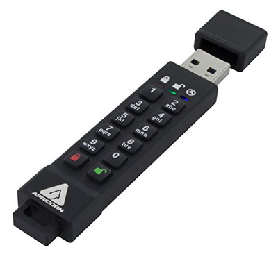 APRICORN, INC. ASK3Z-64GB 64GB 256B AES XTS ENCRYPTED SECR USB 3.0