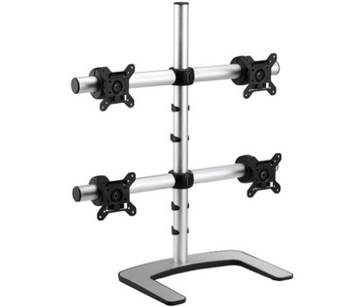 ATDEC PTY LTD VFS-Q ATDEC QUAD/TRIPLE/DUAL/SINGLE MONITOR DESK MOUNT - FREESTANDING BASE - FLAT/CURV