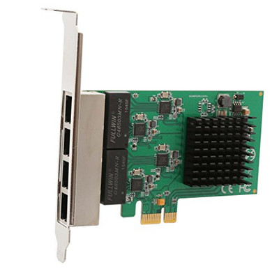 SYBA MULTIMEDIA INC SI-PEX24042 4PORT GIGABIT ETHERNET PCI-E X1 NETWORK INTERFACE CARD