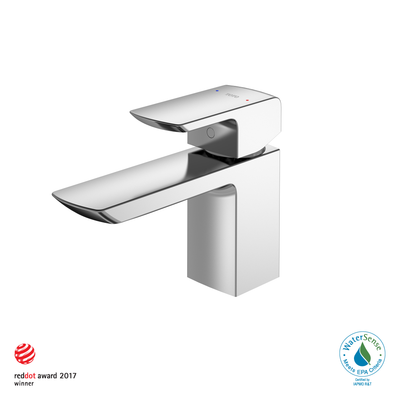 TOTO® GR Series 1.2 GPM Single Handle Bathroom Sink Faucet with COMFORT GLIDE Technology and Drain Assembly, Polished Chrome - TLG02301U#CP