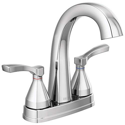 Delta 25775-MPU-DST Delta Stryke Two Handle Centerset Bathroom Faucet - Chrome