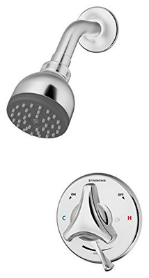 Symmons SYMS9601P Origins Temptrol Pressure Balance Handle Shower Faucet Trim Flow Rate: 1.5 GPM