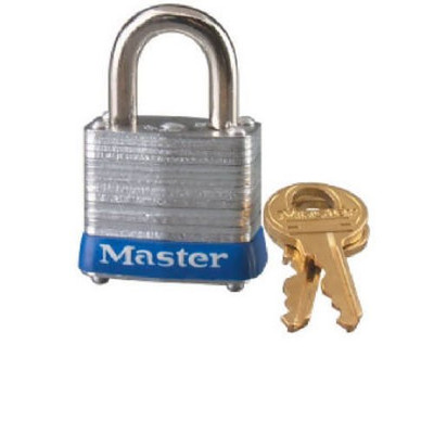 MASTERLOCK 470-7KA-P493 4 PIN TUMBLER PADLOCK KEYED ALIKE