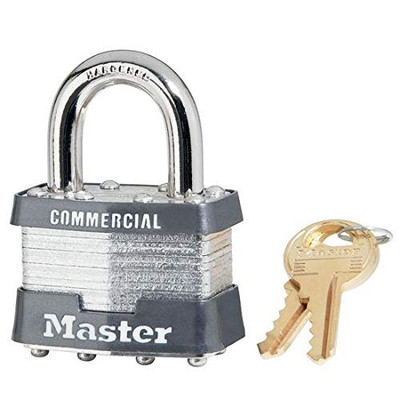 MASTERLOCK 470-21KZ ZERO BITTED LAMINATED STEEL MODEL 21 PADLOCK