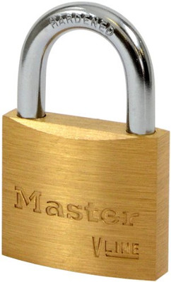 MASTERLOCK 470-4140KA-2341 4 PIN TUMBLER PADLOCK KEYED ALIKE ECONOMY BRASS