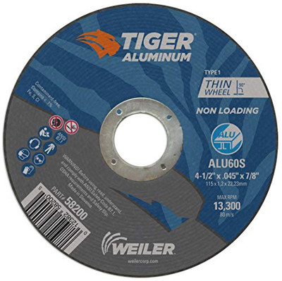 WEILER 804-58200 CW-4.5 X.045 X 7/8 ALU60S T1