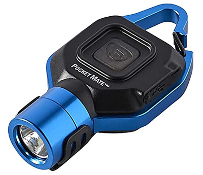 STREAMLIGHT, INC. SG73302 Streamlight 325 Lumen Pocket Mate Keychain/Clip-on USB Rechargeable Flashlight, Blue