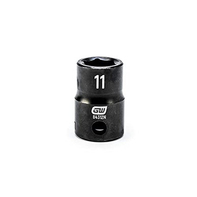 Apex KD84312N GEARWRENCH 3/8" Drive Standard Impact Metric Socket 11mm, 6 Point -