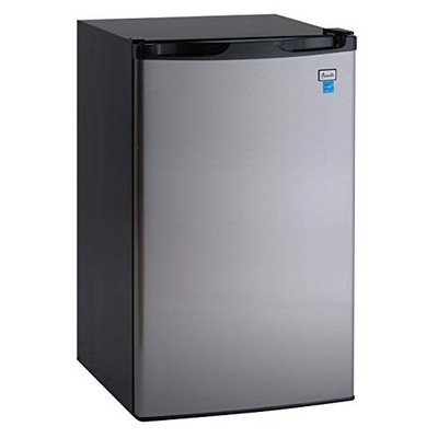 Avanti AVARM4436SS Refrigerator, Door Storage Bins, Space Saving, Energy Star, 4.4 cu. ft.