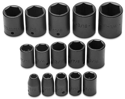 DeWalt PO74104 Torqueplus 15 Pc Impact Socket Sets - set skt impact 1/2 dr 15