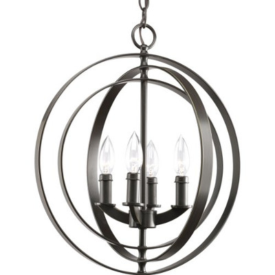 Progress Lighting 94382720  P3827-20 4-60W CAND SPHERE FOYER LANT