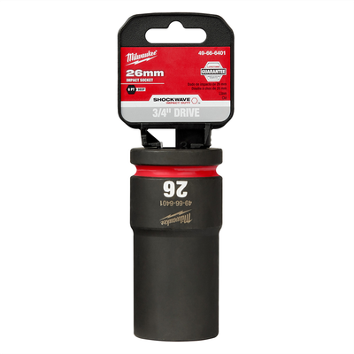 SHOCKWAVE Impact Dutyâ„¢ 3/4Drive 26MM Deep 6 Point Socket