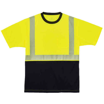 8280BK M Lime Type R Class 2 Black T-Shirt