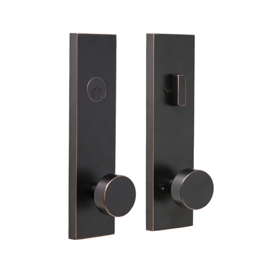 WESLOCK 0662541410020 Weslock 0662541410020 Mesa Knob Addy Escutcheon Dummy Handle Oil Rubbed Bronze Finish