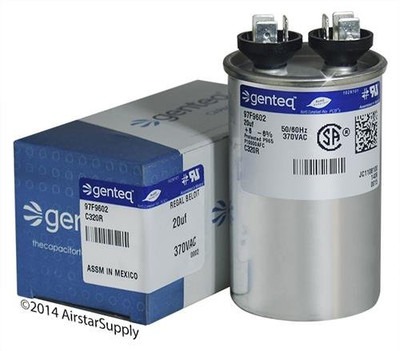 ARMSTRONG AIR 201714 100463-06 CAPACITOR 20 MFD @ 370V ROUND