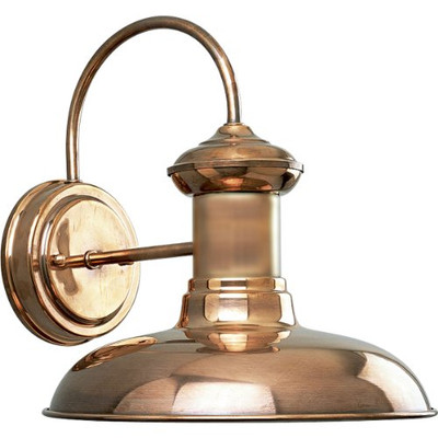 Progress Lighting 94572214 P5722-14 1-Light Wall Lantern, Copper