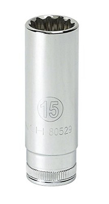 GEARWRENCH 329-80407 3/8 DRIVE 6 POINT DEEPMETRIC SOCKET 21MM