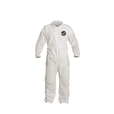 DUPONT 251-PB125SWHLG002500 PROSHIELD COVERALL ELASTIC WRIST/ANKLE
