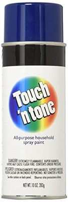 RUST-OLEUM 647-55290830 TOUCH N TONE EN AP SPRAY PAINT GL DARK BLUE