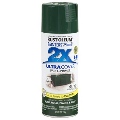 RUST-OLEUM 647-249111 PAINTERS TOUCH 2X GLOSSHUNTER GRN