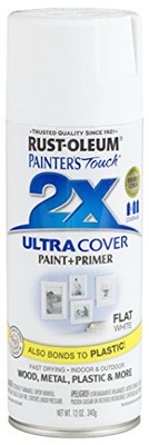 RUST-OLEUM 647-249126 PAINTERS TOUCH ULT CVR2X ENL WH FLAT