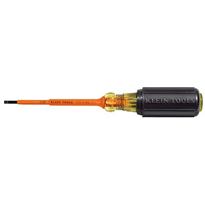 Klein Tools 4" Insulated 1/8" Slotted Screwdriver