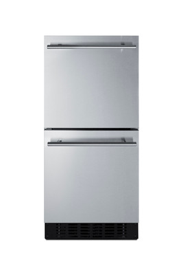 SUMMIT ASDR1524 15 Wide 2-Drawer All-Refrigerator, ADA Compliant