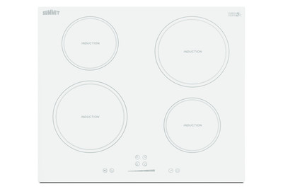 SUMMIT SINC4B242W 24 Wide 208-240V 4-Zone Induction Cooktop