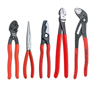 KNIPEX TOOLS LP KX9K0080108US 5 Piece Automotive Pliers Set