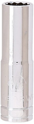 Apex KD80774 GEARWRENCH 1/2" Drive 12 Point Deep SAE Socket 9/16" -