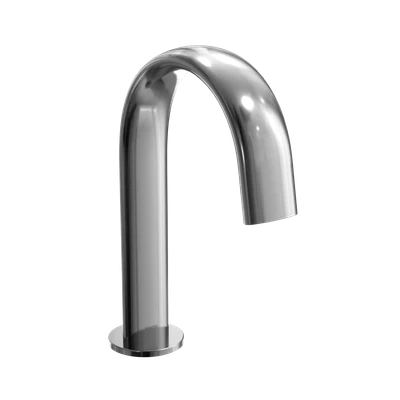 TOTO® Gooseneck ECOPOWER® 0.5 GPM Touchless Bathroom Faucet with Mixing Valve, 10 Second On-Demand Flow, Polished Chrome - T24S51EM#CP