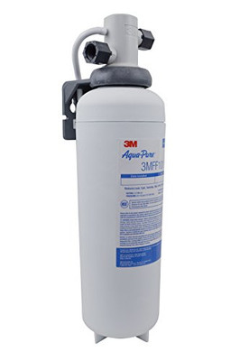 3M 5616318 Aqua-Pure Under Sink Full Flow Drinking Water Filter System FF100, Sanitary Quick Change, Reduces Particulates, Chlorine Taste and Odor, Cysts, Lead, Select VOCs