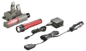 "STREAMLIGHT, INC." STL-74363 RED STRION LED 120/DC/PB