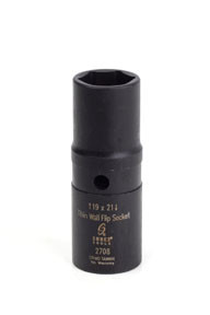 Sunex SUU-2708 1/2-Inch Drive 19-Mm By 21-Mm Deep Thin Wall Flip Socket