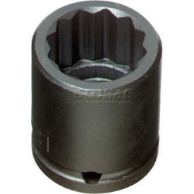 Proto B943684 Proto 1/2" Drive Impact Socket, 1-1/8", 12 Point