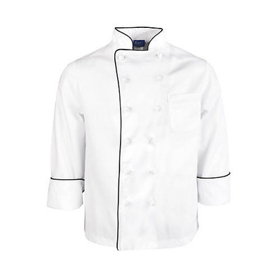 KNG Lg Chef Coat;Executive; Knot Buttons