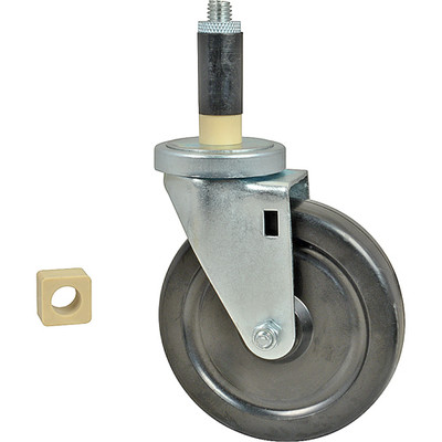 CASTER 5 " BLACK WHEEL;"NO" BRAKE L (NEW STYLE)