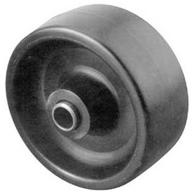 WHEEL; 3";; 3/8"ID;W/BUSHING;BLK