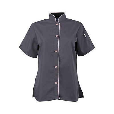 KNG M Active Chef Shirt;Womens Slate/Pink SS