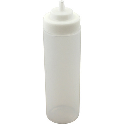 SQUEEZE BOTTLE-CLEAR;;24OZ