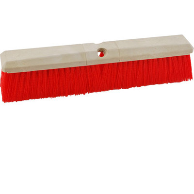 BROOM HEAD;18";; RED BRISTLE