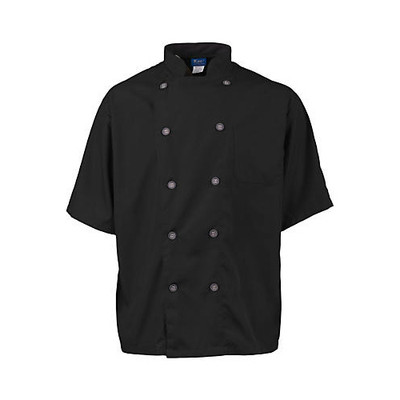 KNG Active Chef Coat;3XL Mens Black/Slate SS