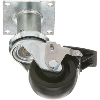 PLATE CASTER WITH BRAKE;