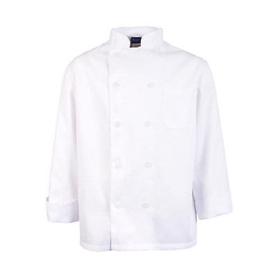 KNG M Mens Chef Coat;Long Sleeve