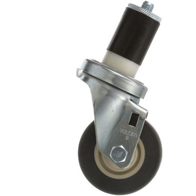 SWIVEL STEM CASTER;3 W  1-1/2 OD TUBING