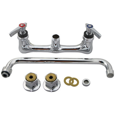 WALL MOUNT FAUCET ;- WITH  12" SPOUT