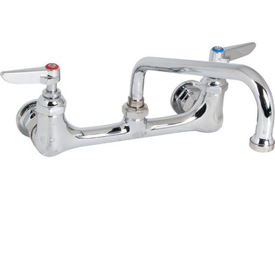 FAUCET;8"WALL;; GSNK;LEADFREE