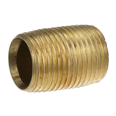 BRASS  NIPPLE;1/2" X CLOSE